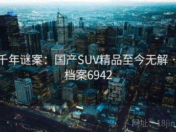 千年谜案：国产SUV精品至今无解 · 档案6942