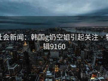 社会新闻：韩国g奶空姐引起关注 · 特辑9160